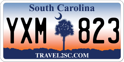 SC license plate YXM823