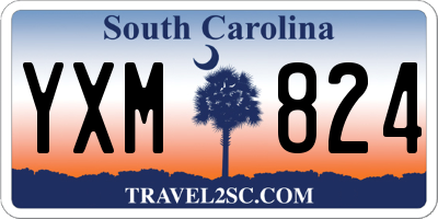 SC license plate YXM824