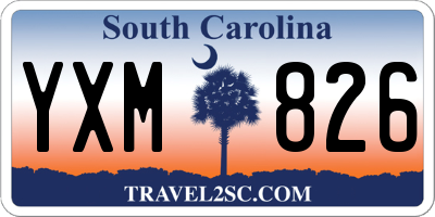 SC license plate YXM826