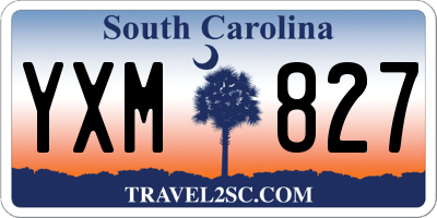 SC license plate YXM827