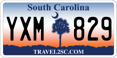 SC license plate YXM829