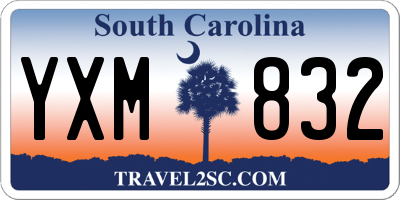 SC license plate YXM832
