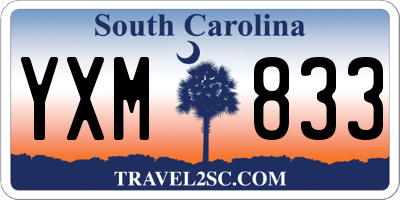 SC license plate YXM833
