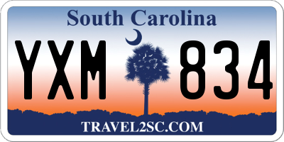 SC license plate YXM834