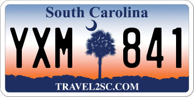 SC license plate YXM841