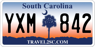 SC license plate YXM842