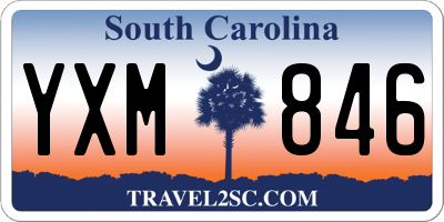 SC license plate YXM846