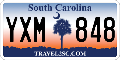 SC license plate YXM848