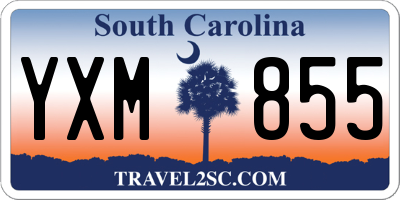 SC license plate YXM855