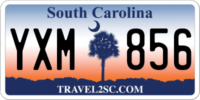 SC license plate YXM856
