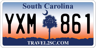 SC license plate YXM861