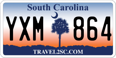 SC license plate YXM864