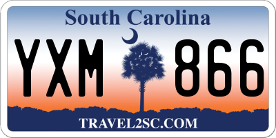 SC license plate YXM866