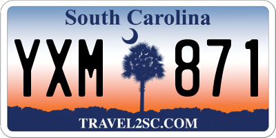 SC license plate YXM871