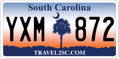 SC license plate YXM872