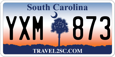 SC license plate YXM873