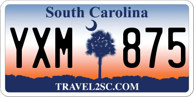SC license plate YXM875