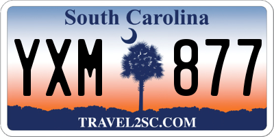 SC license plate YXM877