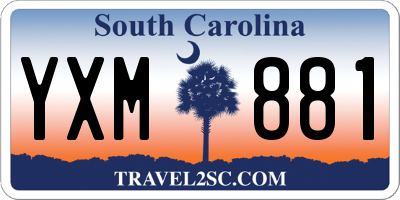 SC license plate YXM881