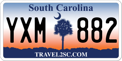 SC license plate YXM882