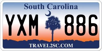 SC license plate YXM886