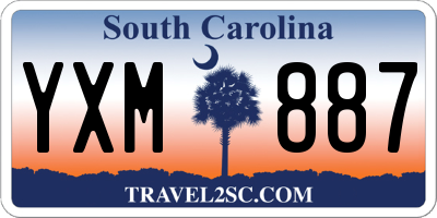 SC license plate YXM887