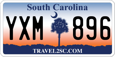 SC license plate YXM896