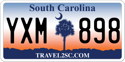 SC license plate YXM898