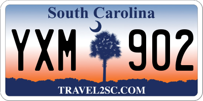 SC license plate YXM902