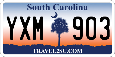 SC license plate YXM903