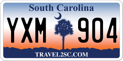 SC license plate YXM904
