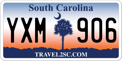 SC license plate YXM906
