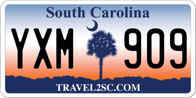SC license plate YXM909