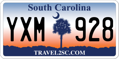 SC license plate YXM928