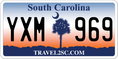 SC license plate YXM969