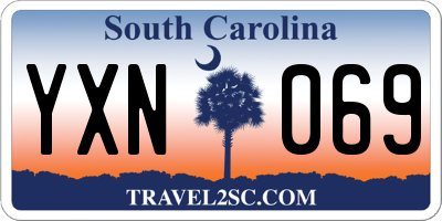 SC license plate YXN069