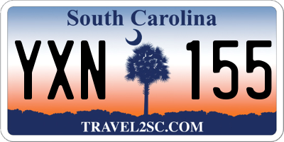 SC license plate YXN155