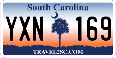 SC license plate YXN169