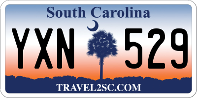 SC license plate YXN529