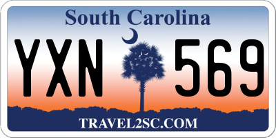 SC license plate YXN569