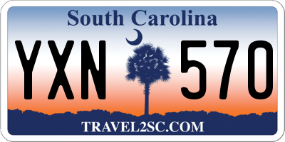 SC license plate YXN570