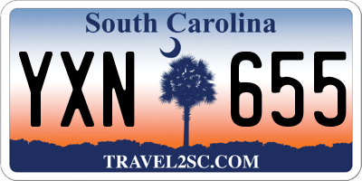 SC license plate YXN655
