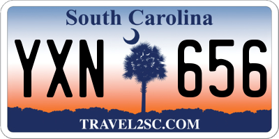 SC license plate YXN656