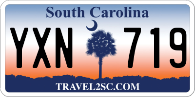 SC license plate YXN719