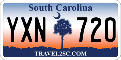 SC license plate YXN720