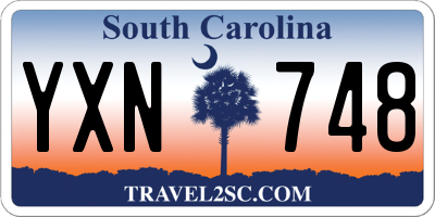 SC license plate YXN748
