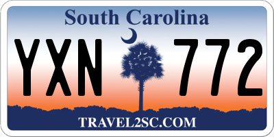 SC license plate YXN772