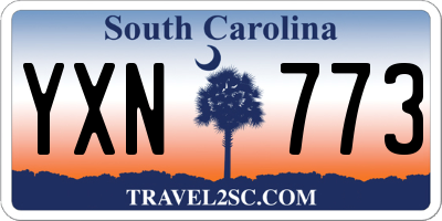 SC license plate YXN773