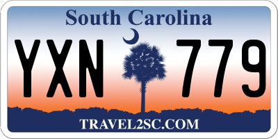 SC license plate YXN779