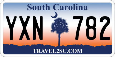 SC license plate YXN782